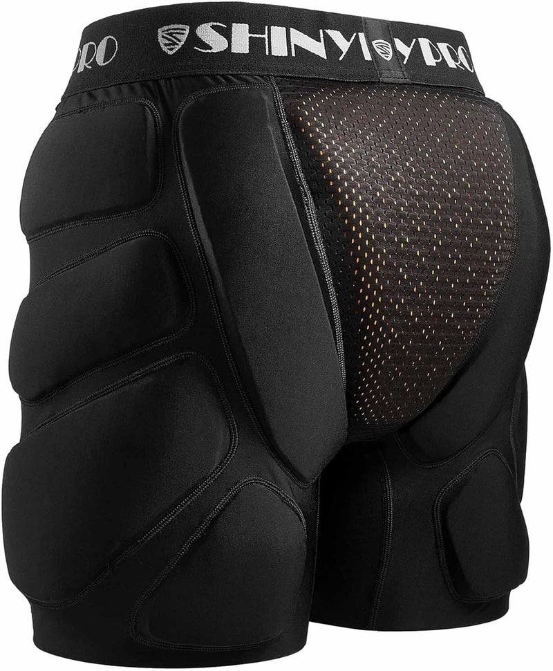 SHINYPRO Protective Padded Shorts for Snowboard and Skate CE Level 2 Butt and Tailbone Heavy Duty Protection - Image 1